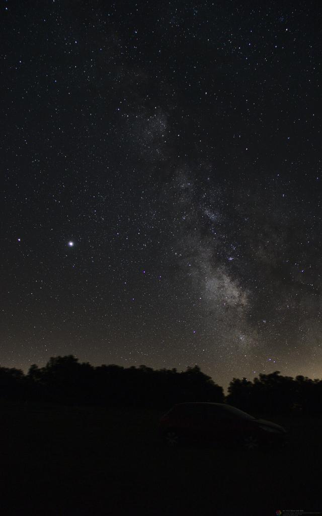 La voûte céleste, nuit étoilée dans le Triangle Noir des Causses du Quercy