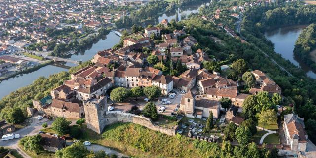 Capdenac-le-Haut vu du ciel
