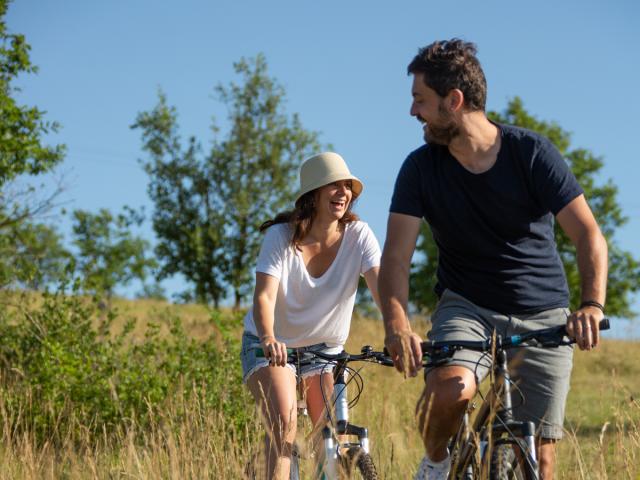 Profiter du paysage en vélo