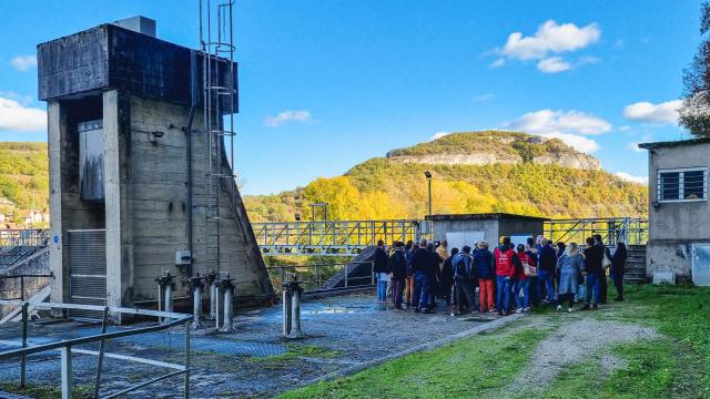 Visite guidée de la centrale de Cajarc par EDF
