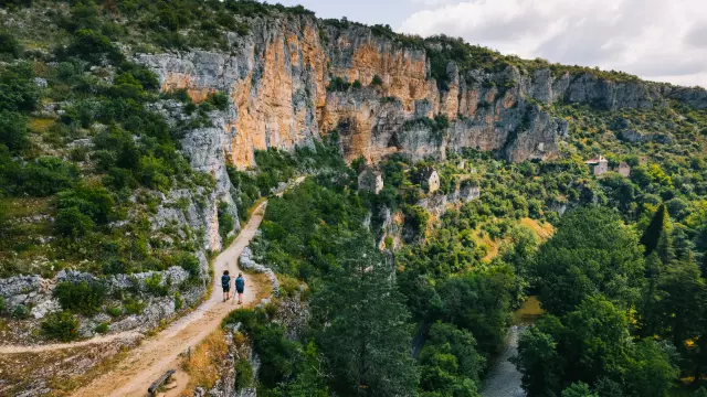Chemin de la Viste, le Vieux Sauliac