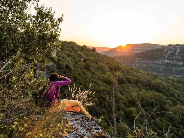 La vallée du Célé au Soleil levant