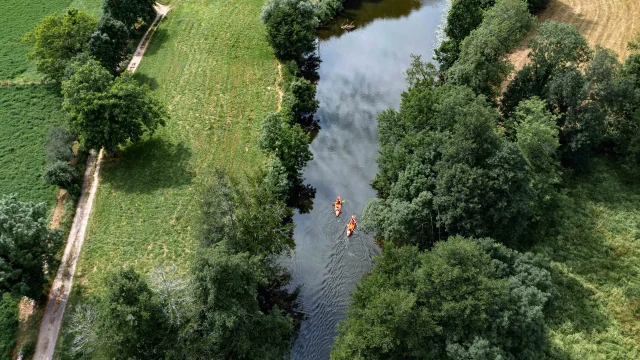 Canoë sur le Célé