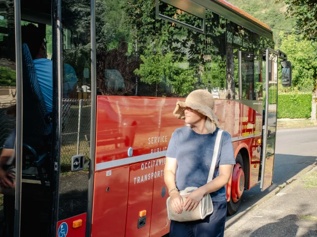 Reportage en bus à Cajarc