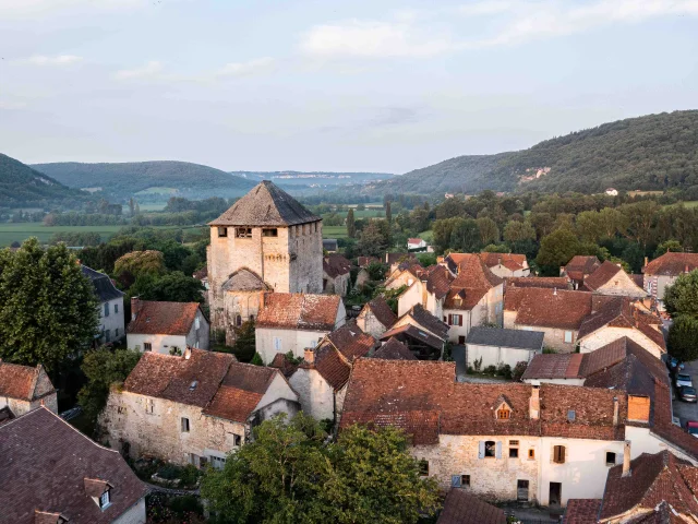 Vue drone de Saint-Pierre-Toirac