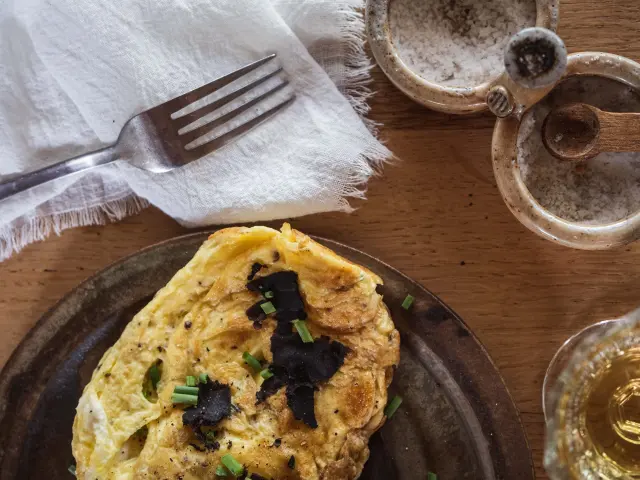 Omelette à la truffe