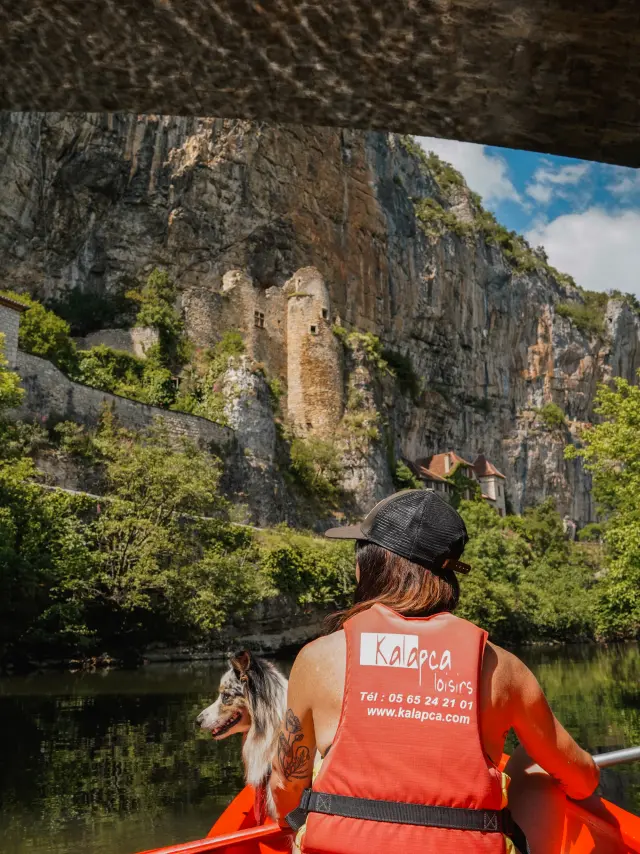 Canoë sur le Célé