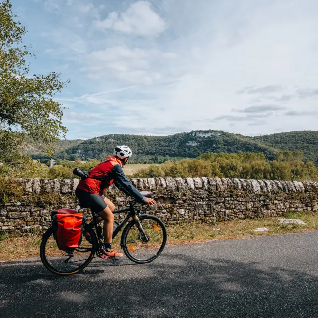 V86, el valle del Lot en bicicleta