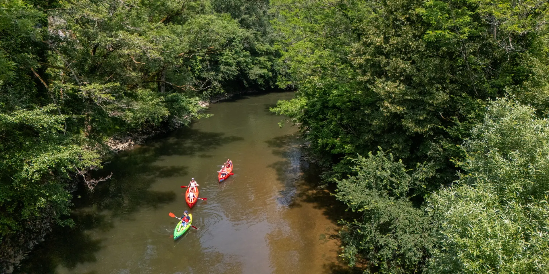 Canoë sur la vallée du Célé