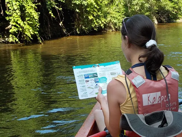 Livret La biodiversité au fil de l'eau, vallée du Célé en canoë