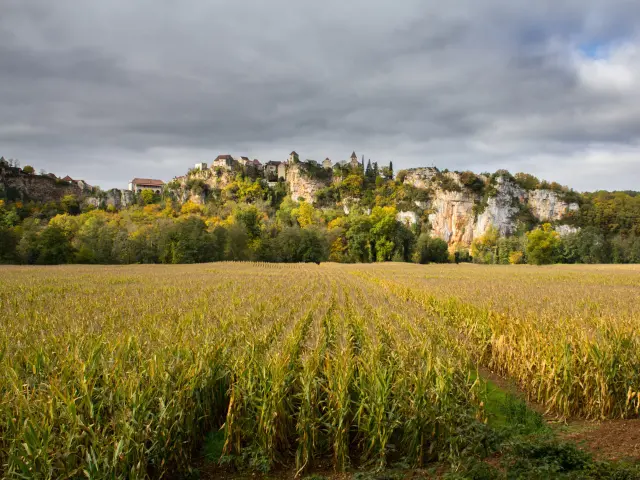 Vue sur le Village de Calvignac