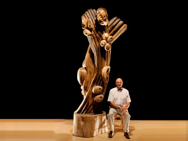 Sculpture Les Ames avec Gabriel Elbaz Kercoff