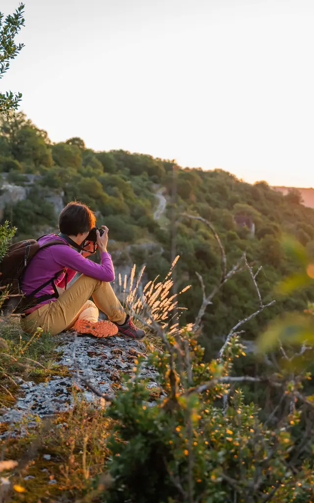La vallée du Célé au Soleil levant