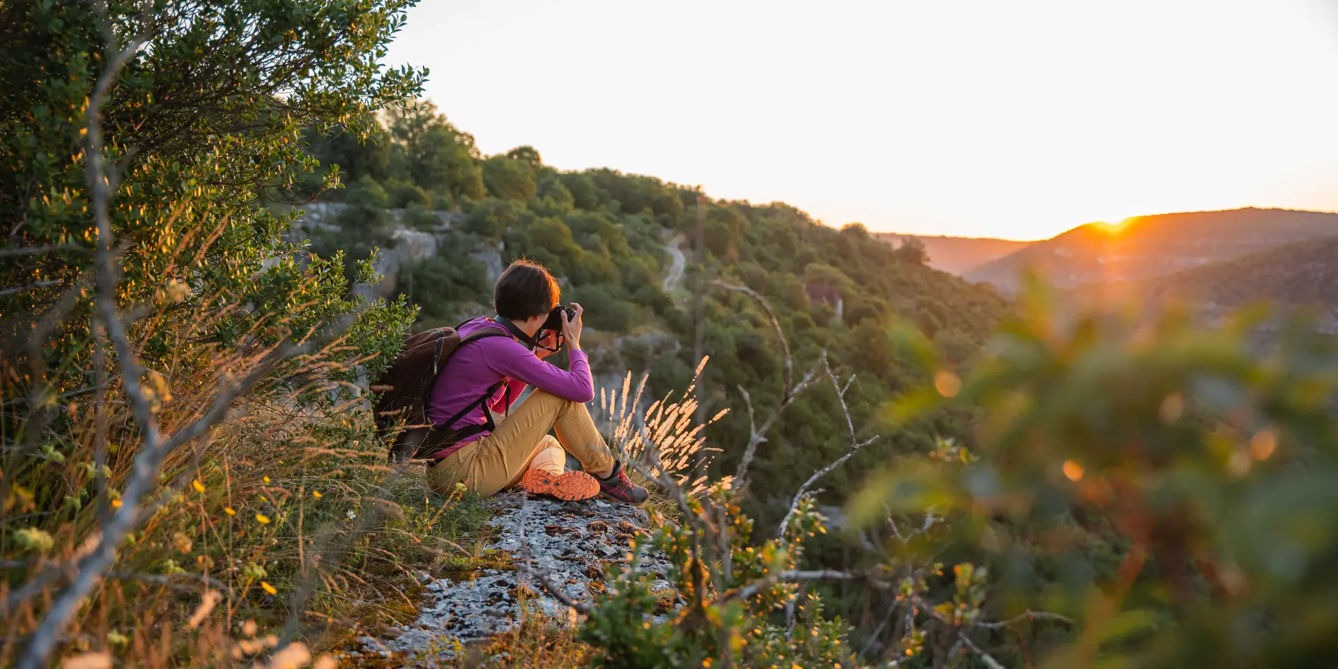 La vallée du Célé au Soleil levant