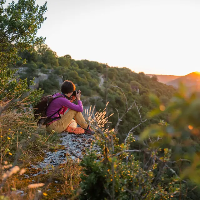 La vallée du Célé au Soleil levant
