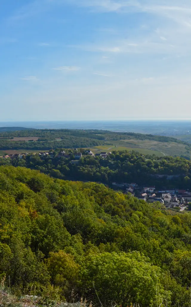 Les falaises de Saint-Romain