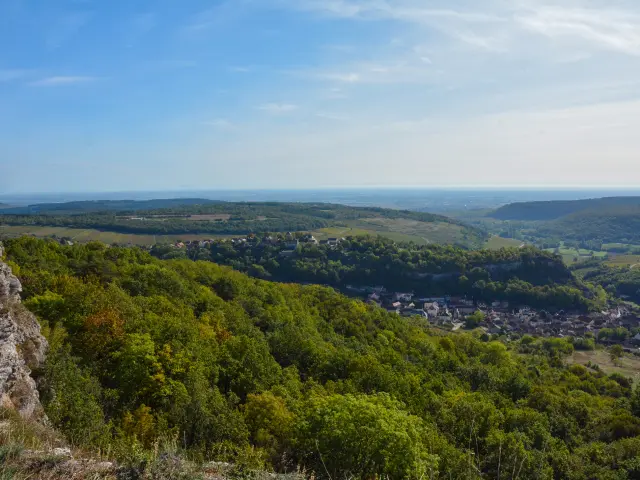 Les falaises de Saint-Romain