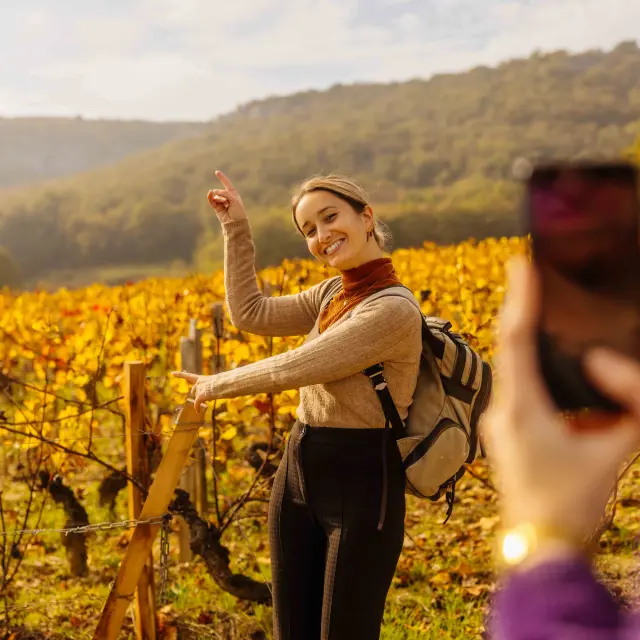 Balade à Gevrey-Chambertin en automne