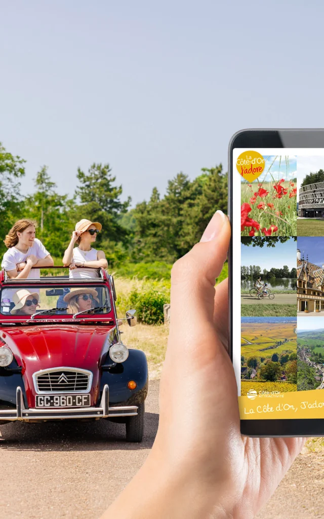 Balades en Bourgogne l'application gratuite sur la Route des Grands Crus de Bourgogne