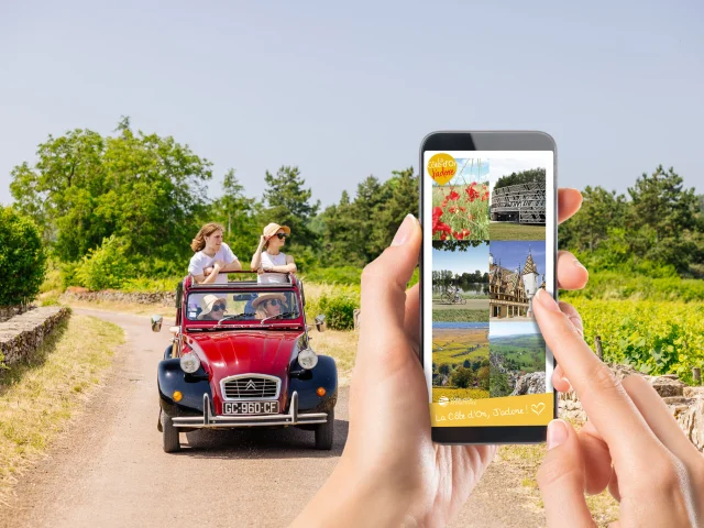 Balades en Bourgogne l'application gratuite sur la Route des Grands Crus de Bourgogne