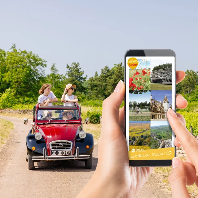 Balades en Bourgogne l'application gratuite sur la Route des Grands Crus de Bourgogne