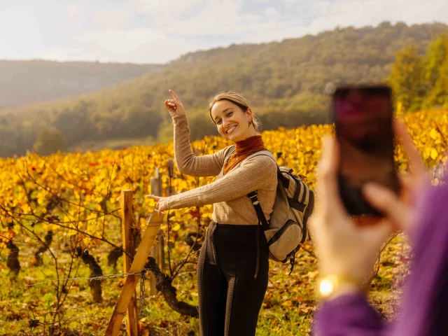 Balade à Gevrey-Chambertin en automne