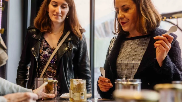 Dégustation à la moutarderie Fallot à Beaune
