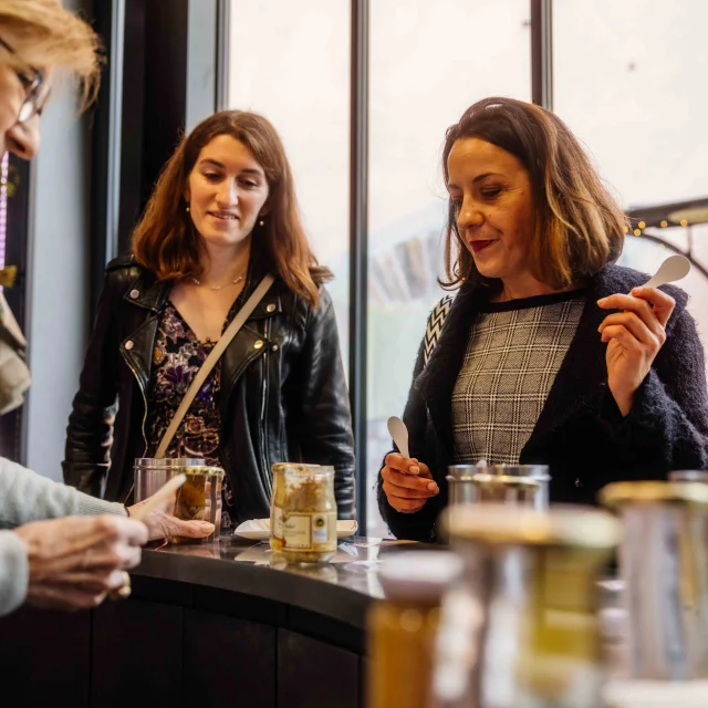 Dégustation à la moutarderie Fallot à Beaune