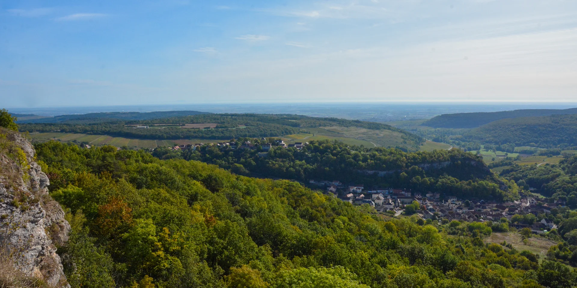 Les falaises de Saint-Romain