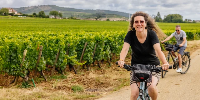 Balade A Velo sur la Route des Grands Crus de Bourgogne