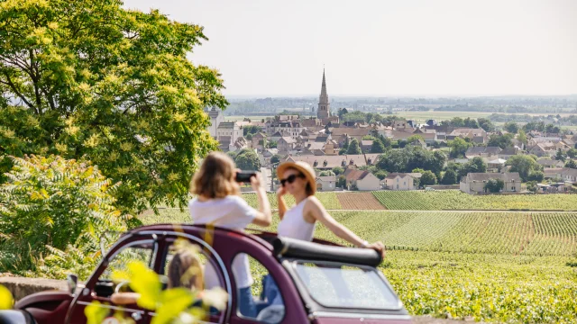 Excursion 2cv - My French Tour - Route des grands Crus de Bourgogne