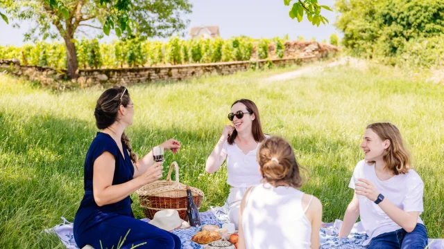 Pique-nique sur la Route des Grands Crus de Bourgogne