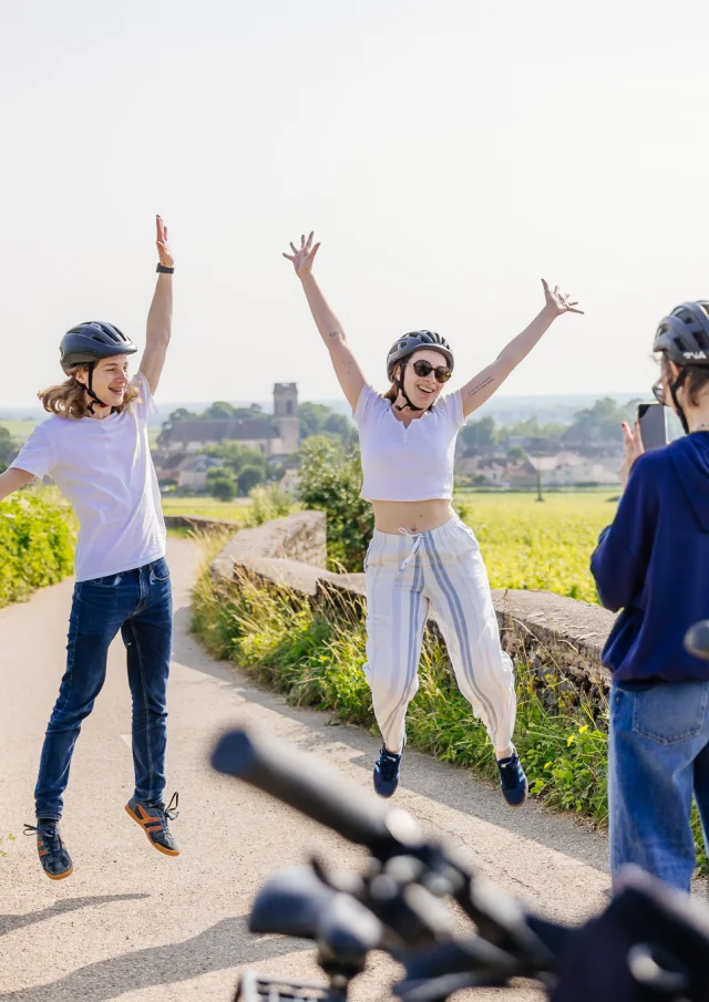 Balade à vélo à Pommard