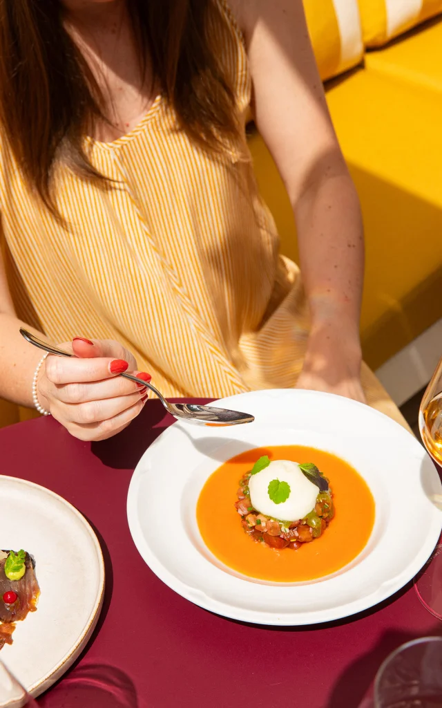 Plat de l'hôtel BelleVigne à Chambolle-Musigny