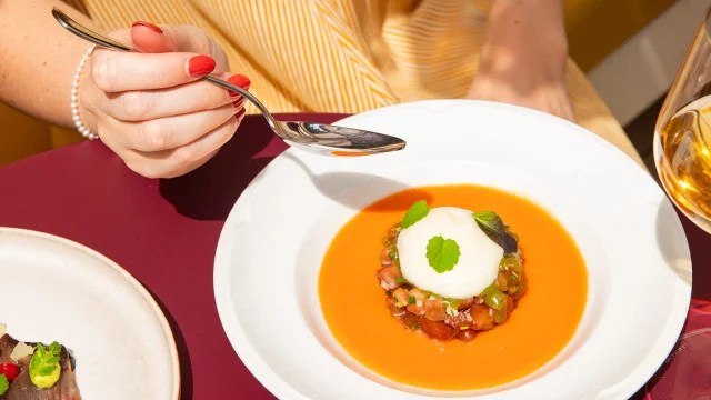 Plat de l'hôtel BelleVigne à Chambolle-Musigny