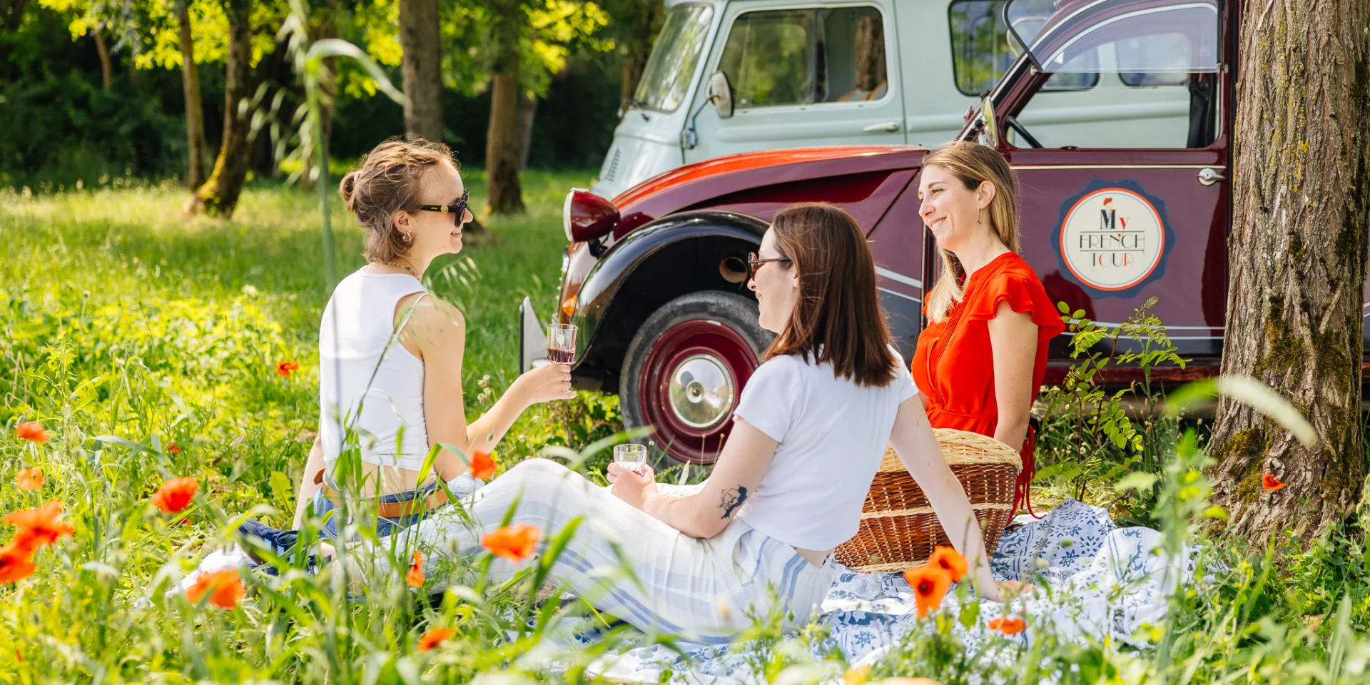 Excursion 2cv - My French Tour - Route des grands Crus de Bourgogne