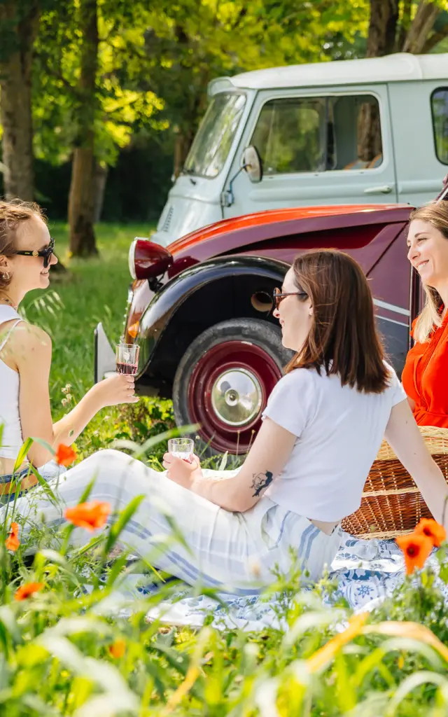 Excursion 2cv - My French Tour - Route des grands Crus de Bourgogne