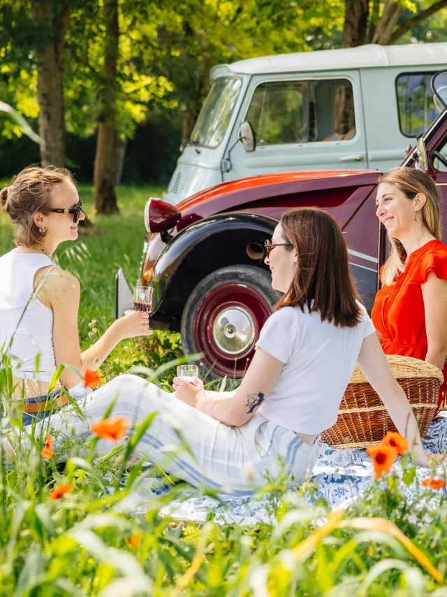 Excursion 2cv - My French Tour - Route des grands Crus de Bourgogne