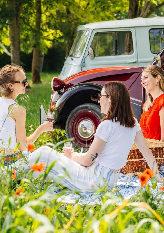 Excursion 2cv - My French Tour - Route des grands Crus de Bourgogne