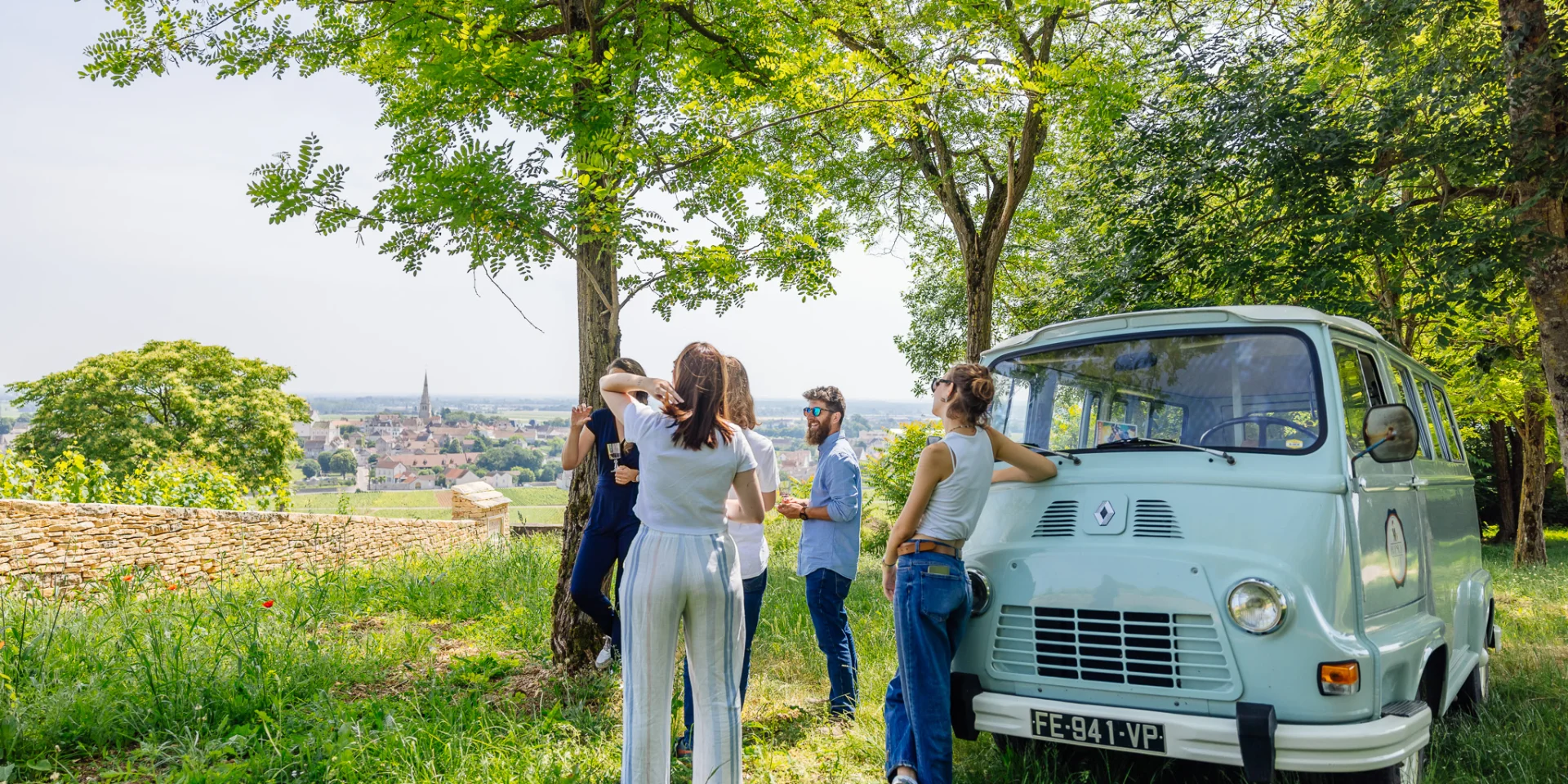 Excursion 2cv - My French Tour - Route des grands Crus de Bourgogne