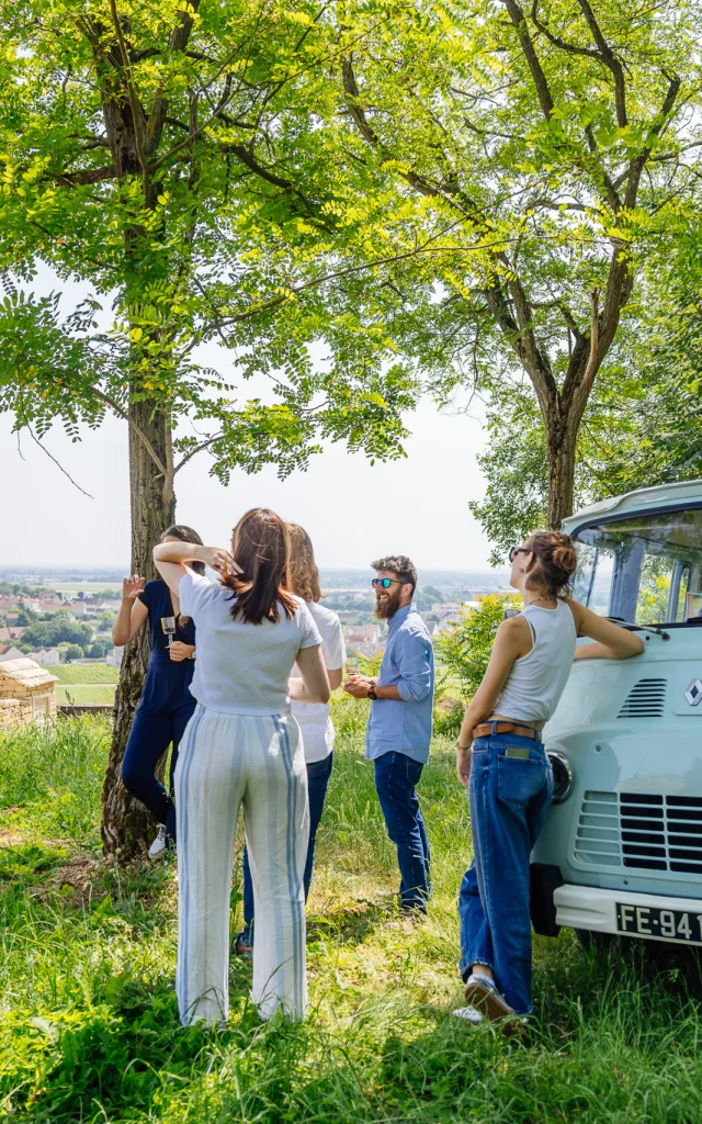Excursion 2cv - My French Tour - Route des grands Crus de Bourgogne