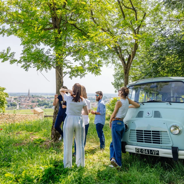 Excursion 2cv - My French Tour - Route des grands Crus de Bourgogne