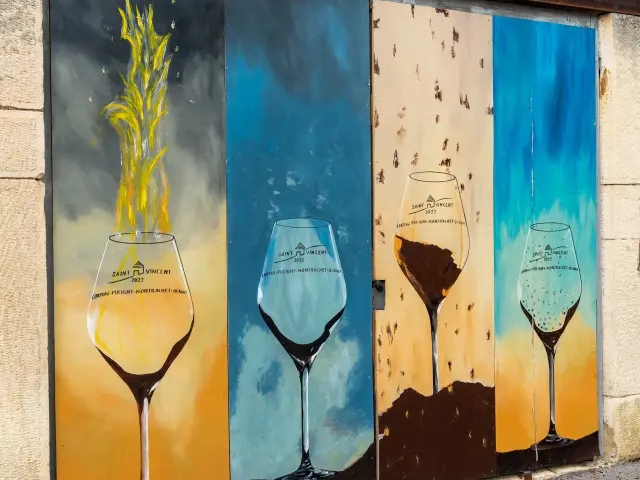 Village de Puligny-Montrachet sur la Route des Grands Crus de Bourgogne