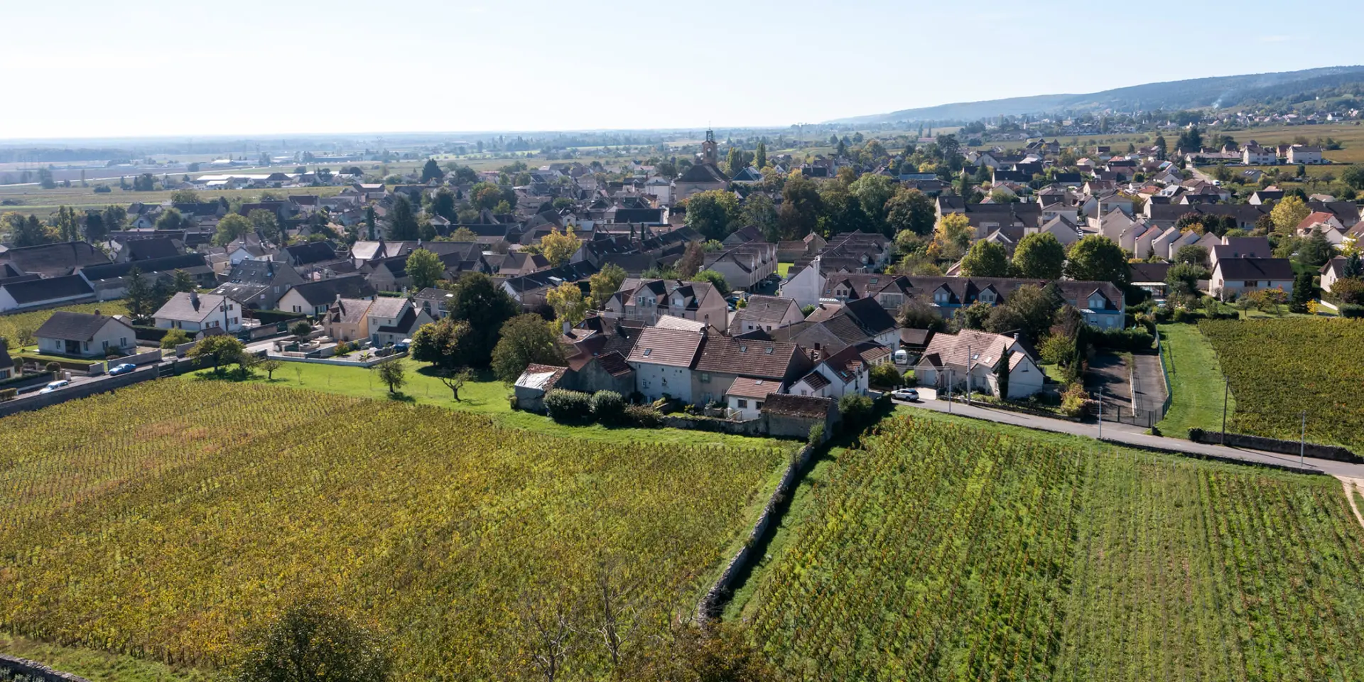 Village de Marsannay-la-Côte sur la Route des Grands Crus de Bourgogne