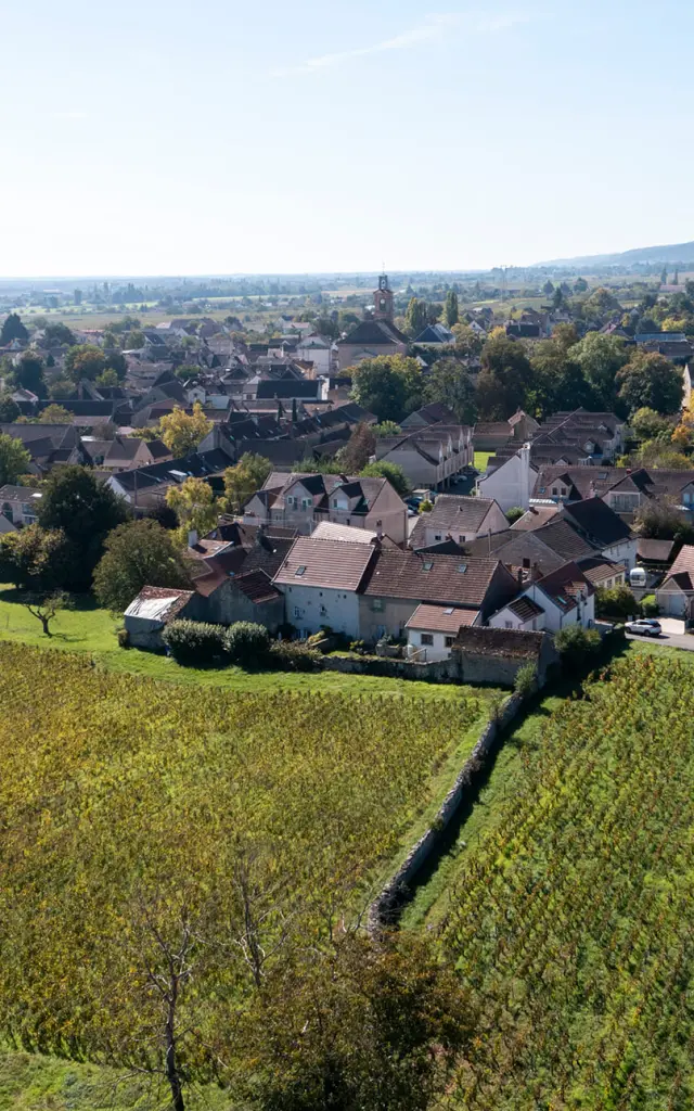 Village de Marsannay-la-Côte sur la Route des Grands Crus de Bourgogne