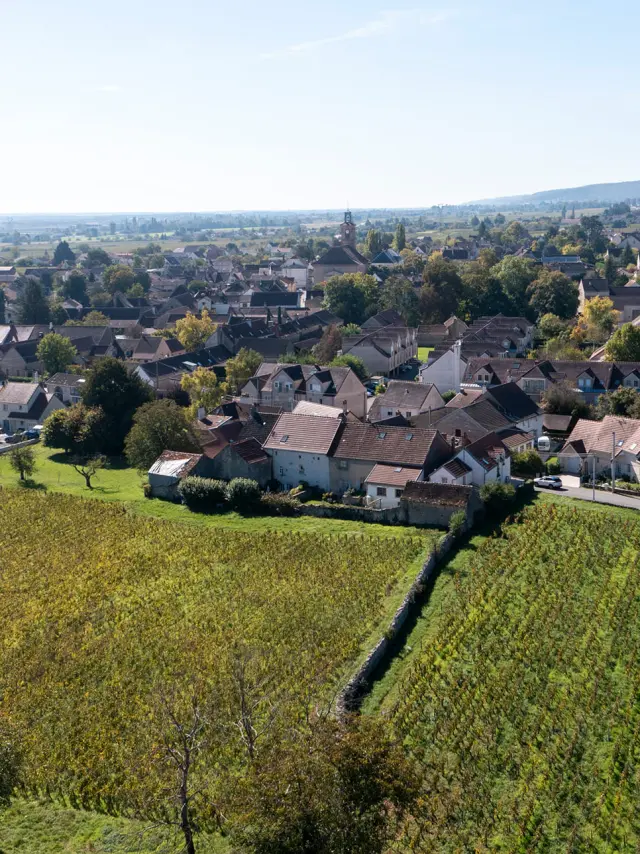 Village de Marsannay-la-Côte sur la Route des Grands Crus de Bourgogne