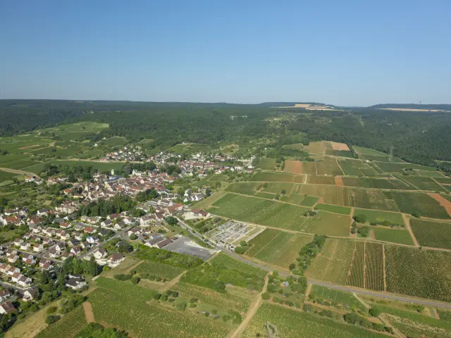 Couchey sur la Route des Grands Crus de Bourgogne