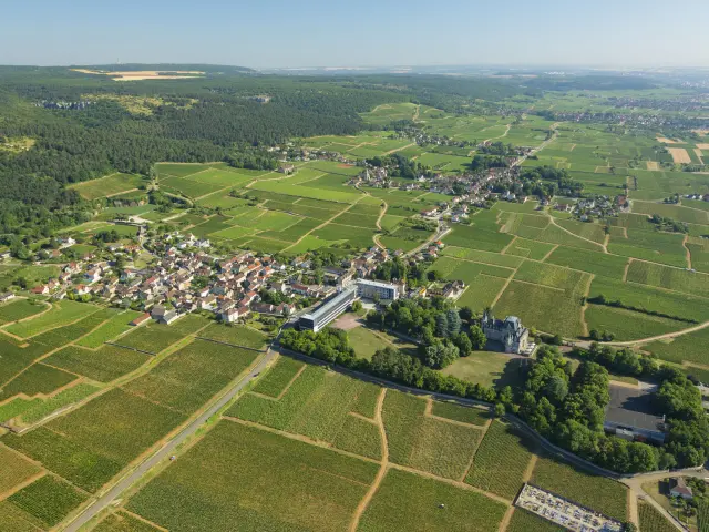 Brochon sur la Route des Grands Crus de Bourgogne