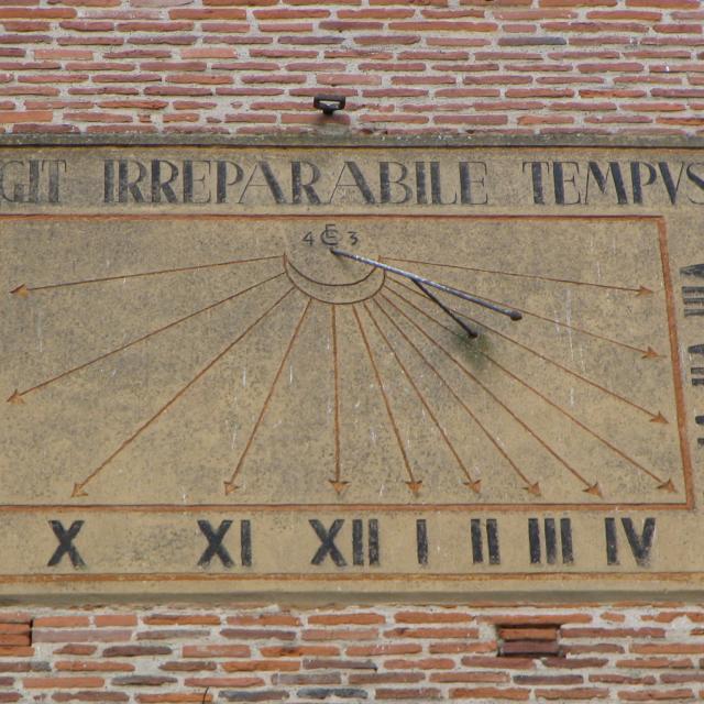 Détail Cadran solaire à Verdun sur Garonne