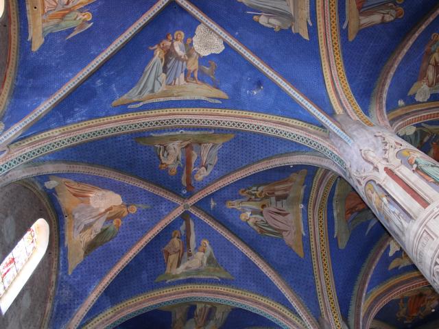Peintures - intérieur église St Michel Notre Dame à Verdun sur Garonne